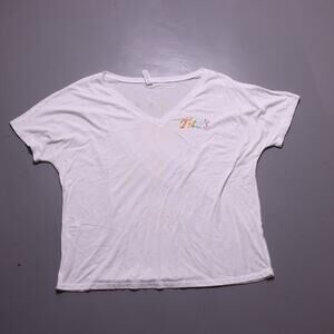 Tito's Vodka Women's Pride V neck shirt rainbow L